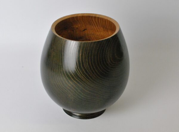 Irish Ash vessel with colour exterior & food safe interior. - Image 3