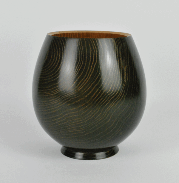 Irish Ash vessel with colour exterior & food safe interior. - Image 2