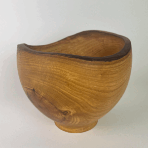 Irish Elm Vessel - Natural Edge.